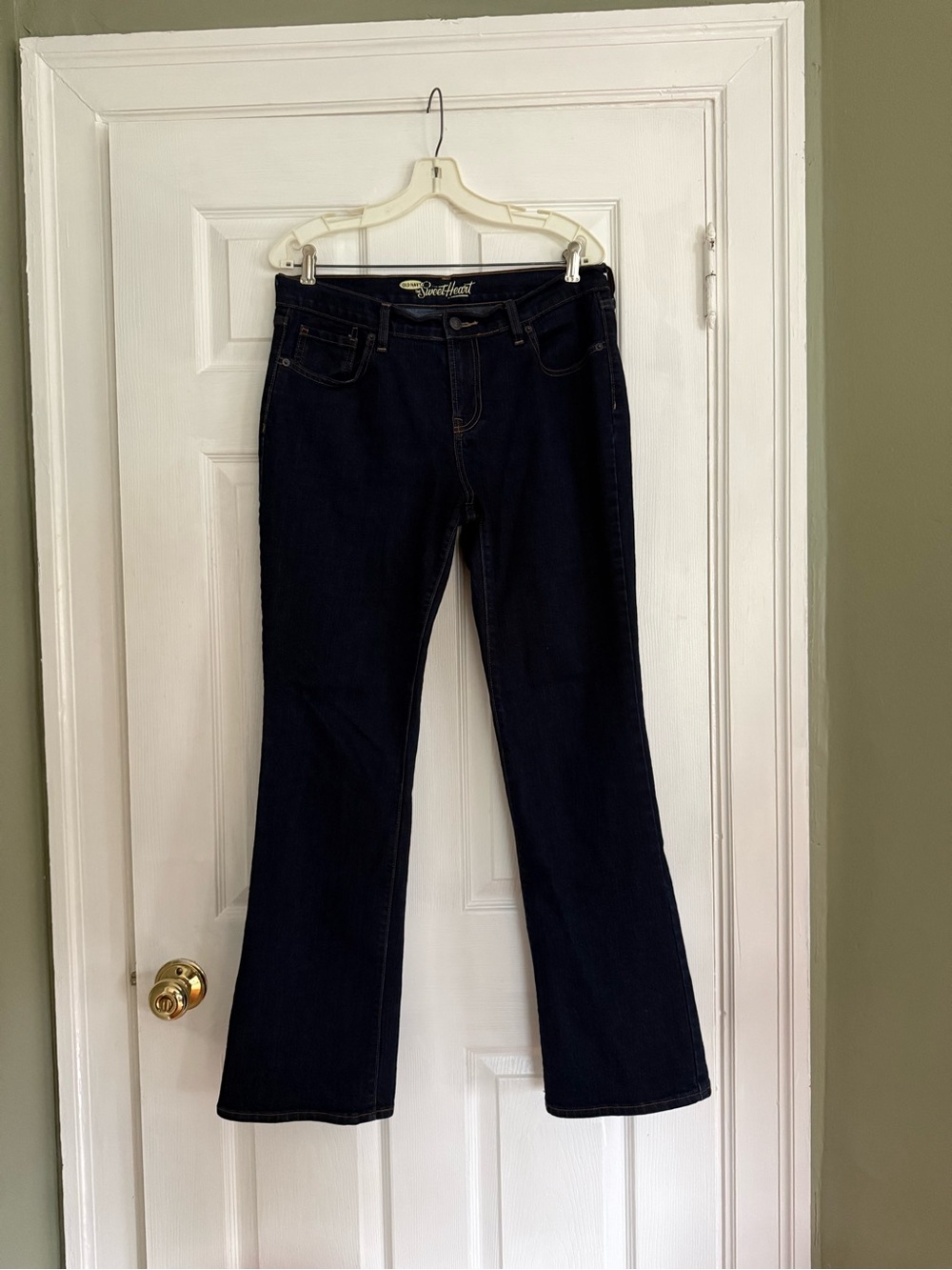 Old Navy Dark Blue Flare Jeans - Women